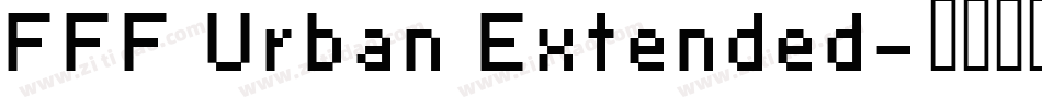 FFF Urban Extended字体转换